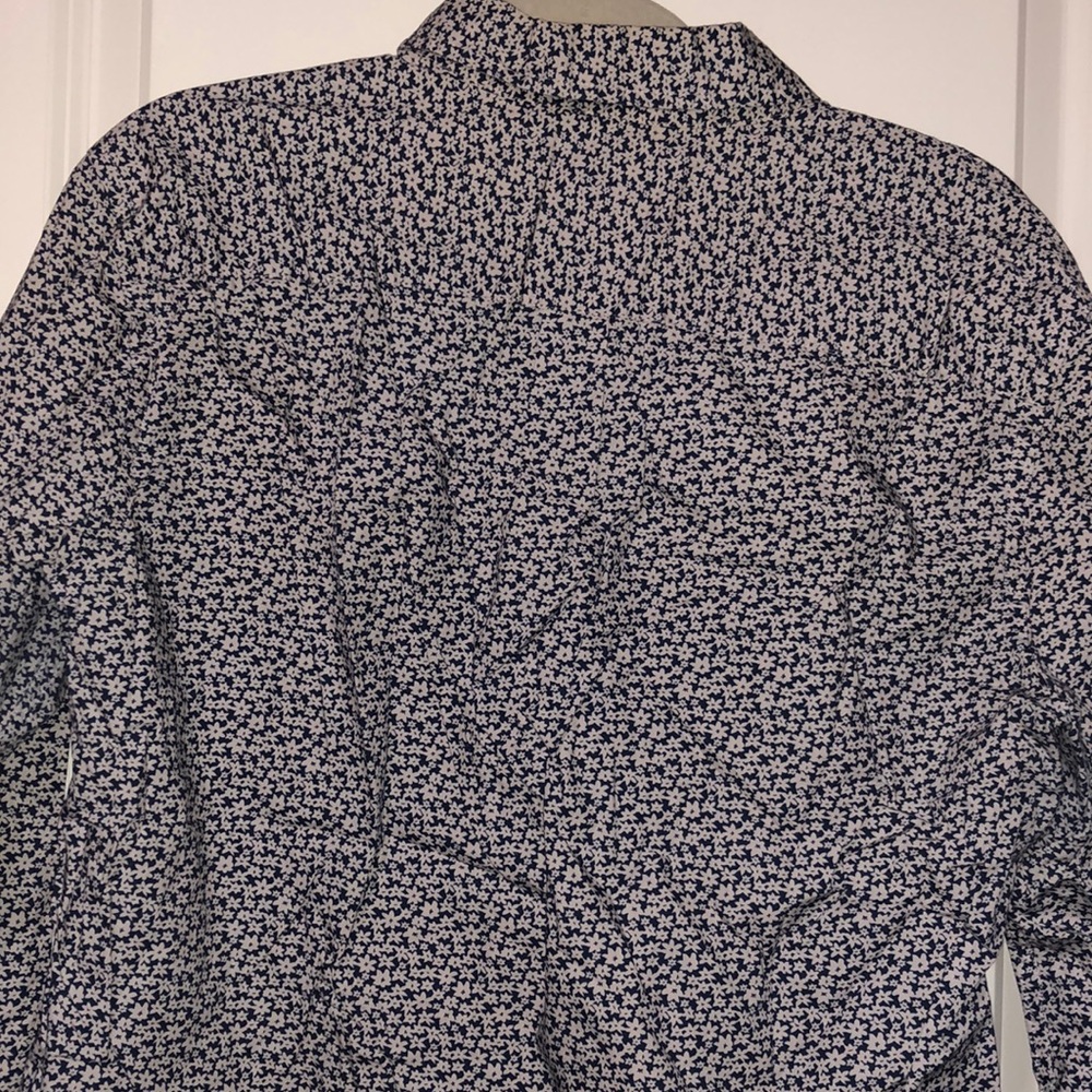 Aeo Flower Pattern Button Down Shirt - image 6